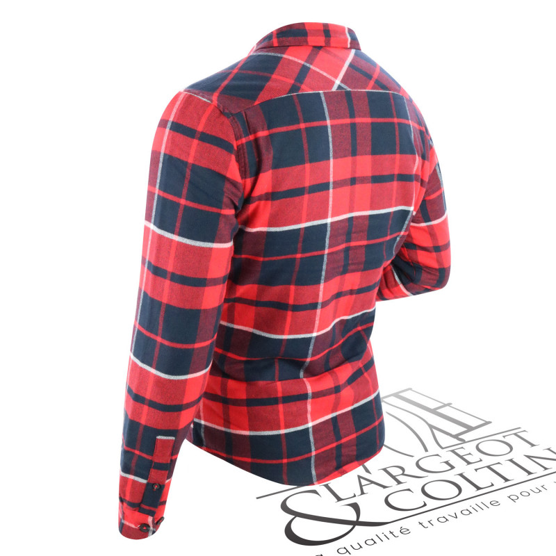 Chemise de travail à carreaux doublée Sherpa