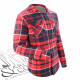 Chemise doublée canadienne rouge