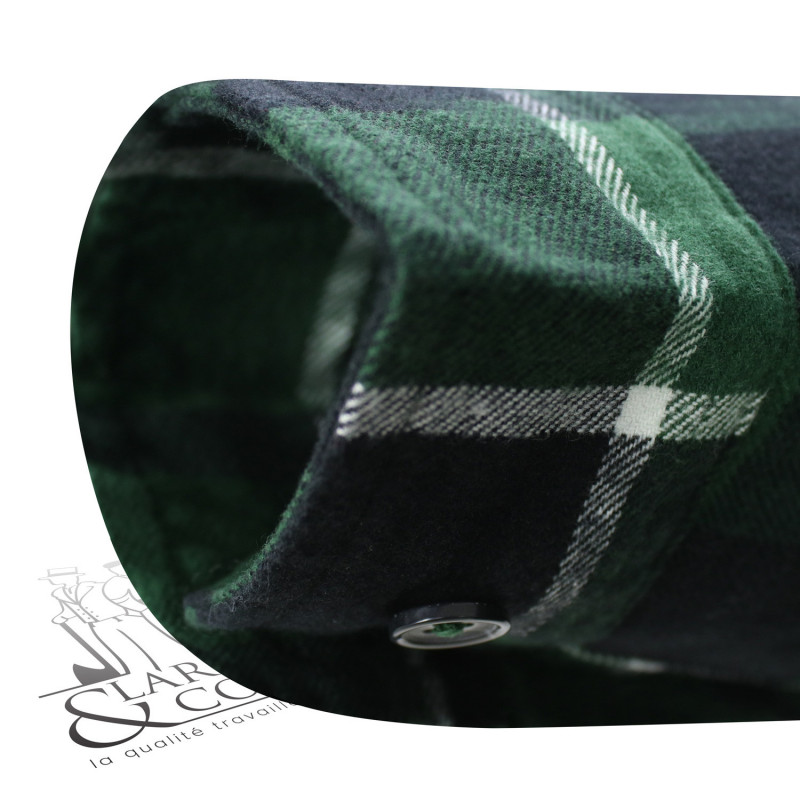 Chemise de travail à carreaux doublée Sherpa