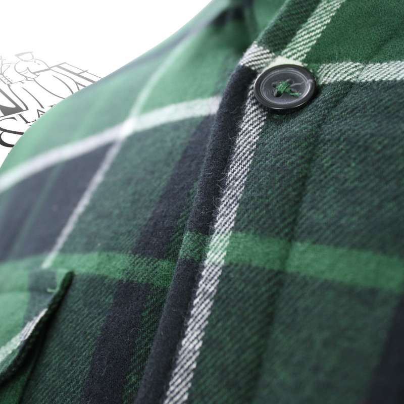 Chemise de travail à carreaux doublée Sherpa