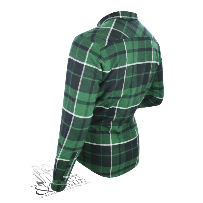 Chemise de travail à carreaux doublée Sherpa