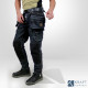 Jean de travail stretch Blaklader X1900 Denim 3 quart