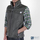 Gilet de travail sans manche Dike Giant brun charbon