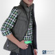 Gilet de travail sans manche Dike Giant brun charbon