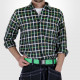 Chemise de travail manche longue FHB Alois vert oilive