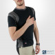 T shirt travail homme Cofra Java anthracite noir