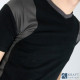 T shirt travail homme Cofra Java anthracite noir