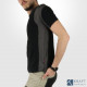 T shirt travail homme Cofra Java anthracite noir