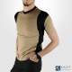 T shirt travail homme Cofra Java noir khaki