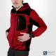 Gilet de travail à capuche Blaklader 4930 rouge noir