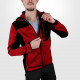Gilet de travail à capuche Blaklader 4930 rouge noir