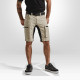 Short de travail stretch Blaklader beige noir