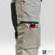 Short de travail stretch Blaklader beige noir