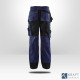 Pantalon artisan bicolore Blaklader marine noir