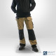 Pantalon artisan bicolore Blaklader beige noir