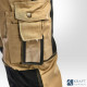 Pantalon artisan bicolore Blaklader beige noir