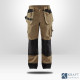 Pantalon artisan bicolore Blaklader beige noir
