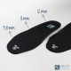 Semelle antibactérienne pour chaussure de sécurité