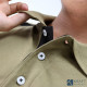 Polo piqué Blaklader vert olive noir