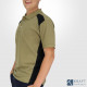 Polo piqué Blaklader vert olive noir