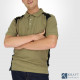 Polo piqué Blaklader vert olive noir