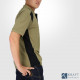 Polo piqué Blaklader vert olive noir