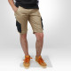 Bermuda de travail FHB Theo beige noir