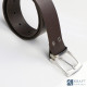 Ceinturon en cuir une broche FHB marron