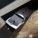 Ceinturon en cuir une broche FHB marron
