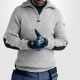 Pull de travail en laine Snickers gris