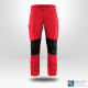 Pantalon de travail femme stretch Blaklader rouge noir