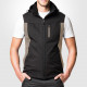 Veste de travail sans manche FHB Justus beige noir