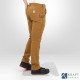 Pantalon de travail Carhartt renforcé marron