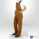 Salopette Carhartt Overall marron