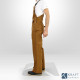 Salopette Carhartt Overall marron