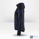 Gilet de travail à capuche Blaklader 4930 marine foncé noir