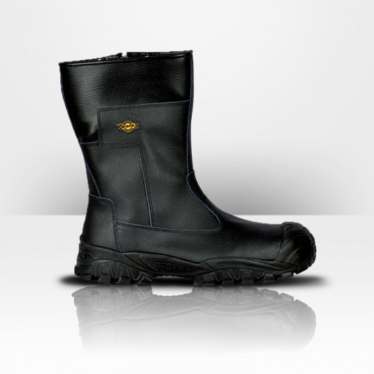 Botte de sécurité en cuir hydrofuge avec laine écologique Cofra New Oder