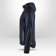 Gilet de travail à capuche Blaklader 4930 rouge noir