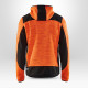 Gilet de travail à capuche Blaklader 4930 rouge noir