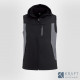 Veste de travail sans manche FHB Justus gris noir