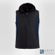 Veste de travail sans manche FHB Justus gris noir
