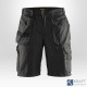 Short de travail artisan Blaklader noir
