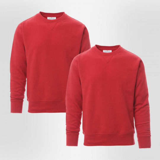 Pack de 2 sweat économique rouge