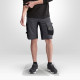 Short de travail stretch Snickers noir