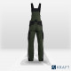 Salopette de paysagiste FHB Pascal vert noir