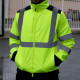 Veste haute visibilité softshell Cofra orange fluo