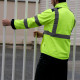 Veste haute visibilité softshell Cofra orange fluo