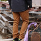 Pantalon de travail Carhartt renforcé marron