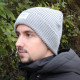 Bonnet en laine tricotée Snickers gris