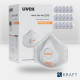 Masque coque respiratoire avec soupape Uvex FFP2